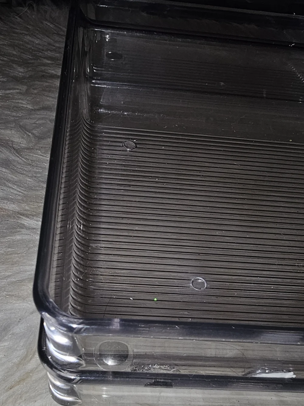 IDesign From The Container Store.  Acrylic Storage Drawer Tray-Set Of 2
